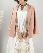 【動画あり】ライトピンクダブルボタンジャケット - select store mirror me【動画あり】ライトピンクダブルボタンジャケット168291723mirror meselect store mirror me168291723S