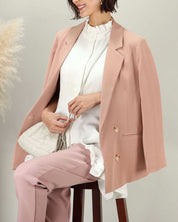 【動画あり】ライトピンクダブルボタンジャケット - select store mirror me【動画あり】ライトピンクダブルボタンジャケット168291723mirror meselect store mirror me168291723S