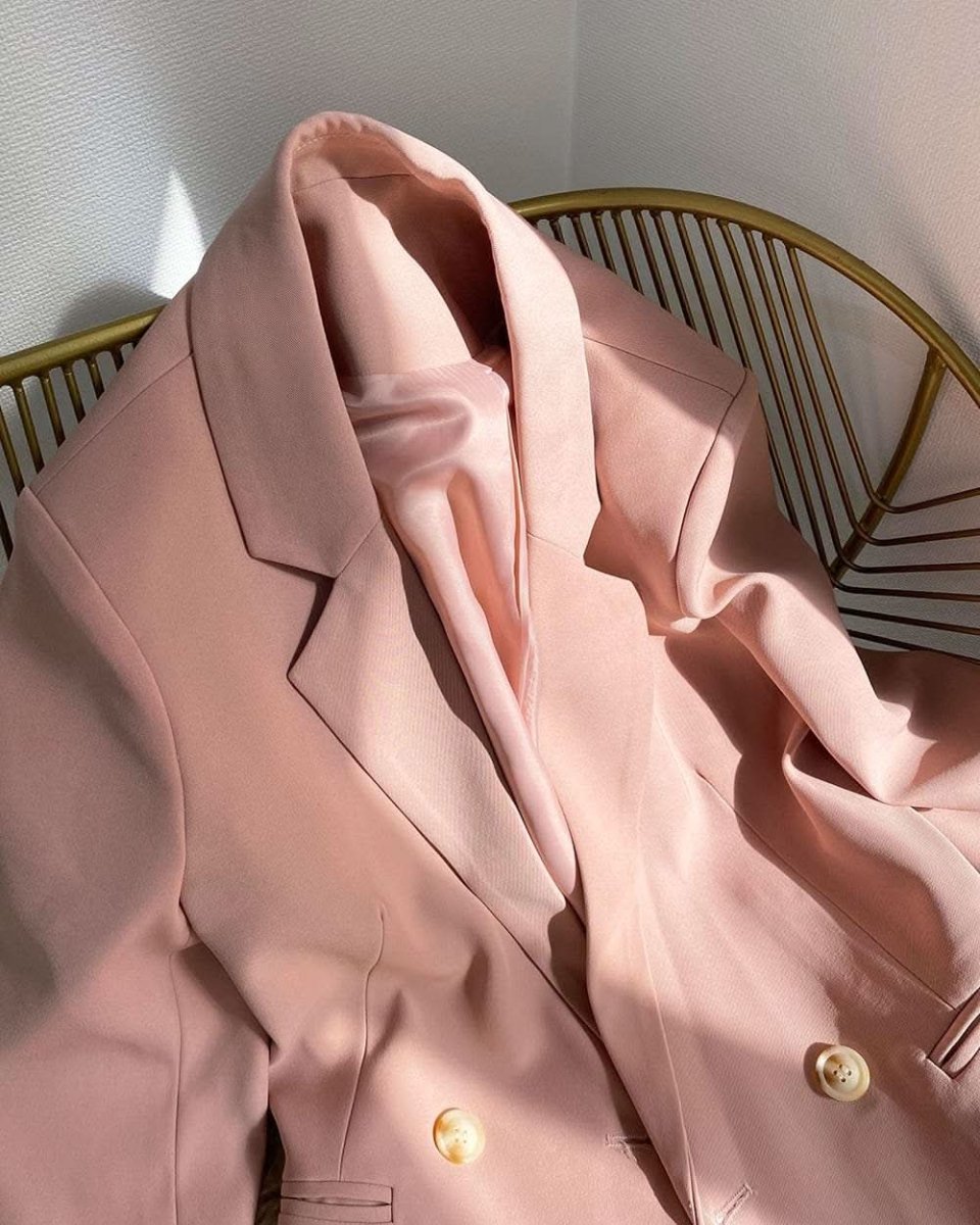 【動画あり】ライトピンクダブルボタンジャケット - select store mirror me【動画あり】ライトピンクダブルボタンジャケット168291723mirror meselect store mirror me168291723S