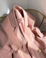 【動画あり】ライトピンクダブルボタンジャケット - select store mirror me【動画あり】ライトピンクダブルボタンジャケット168291723mirror meselect store mirror me168291723S