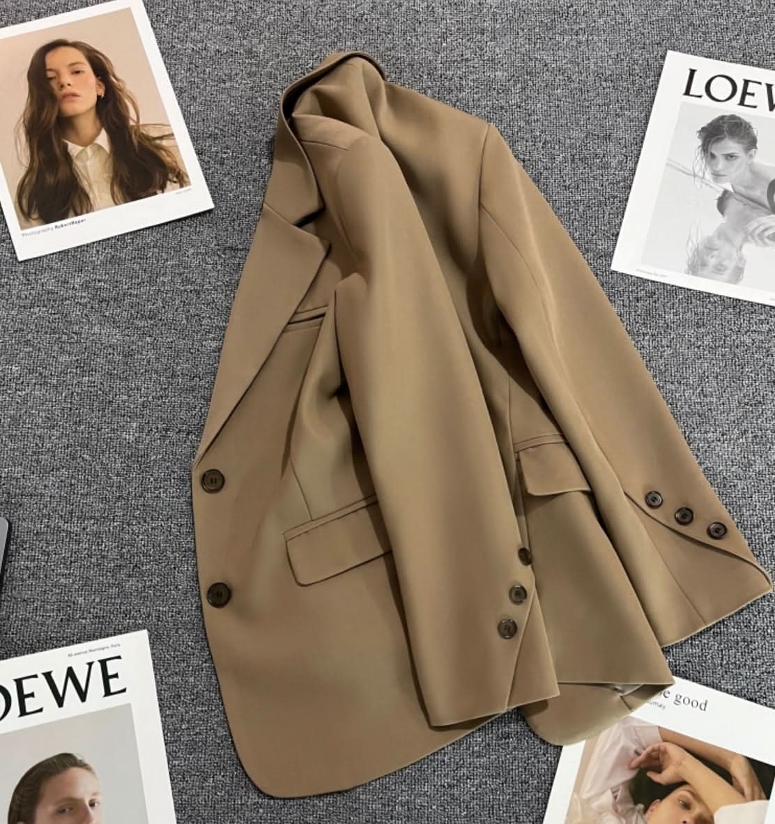 大人ブラウンシングルボタンジャケット - select store mirror me大人ブラウンシングルボタンジャケット168295249mirror meselect store mirror me168295249S