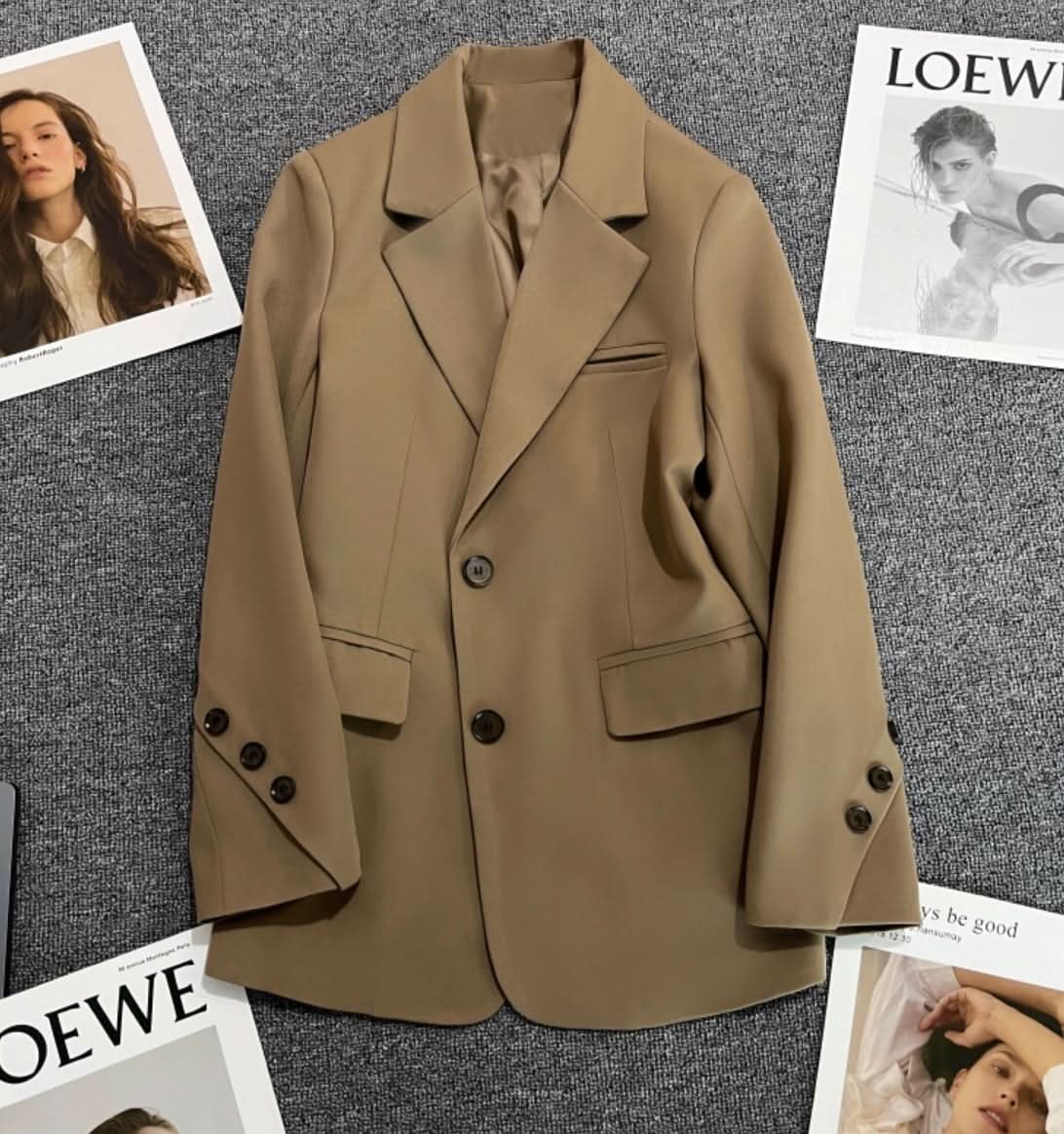 大人ブラウンシングルボタンジャケット - select store mirror me大人ブラウンシングルボタンジャケット168295249mirror meselect store mirror me168295249S