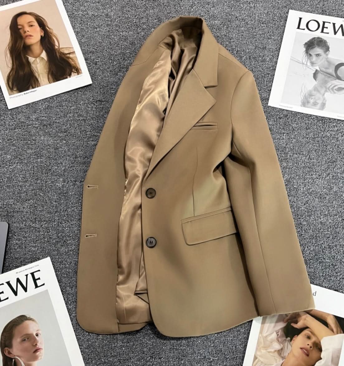 大人ブラウンシングルボタンジャケット - select store mirror me大人ブラウンシングルボタンジャケット168295249mirror meselect store mirror me168295249S