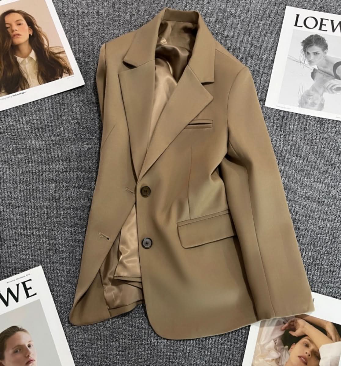 大人ブラウンシングルボタンジャケット - select store mirror me大人ブラウンシングルボタンジャケット168295249mirror meselect store mirror me168295249S