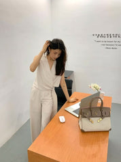 上質カシュクールホワイトパンツセットアップ - select store mirror me上質カシュクールホワイトパンツセットアップ182874668mirror meselect store mirror me182874668S