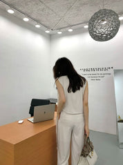 上質カシュクールホワイトパンツセットアップ - select store mirror me上質カシュクールホワイトパンツセットアップ182874668mirror meselect store mirror me182874668S