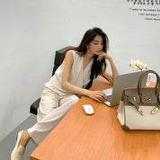 上質カシュクールホワイトパンツセットアップ - select store mirror me上質カシュクールホワイトパンツセットアップ182874668mirror meselect store mirror me182874668S