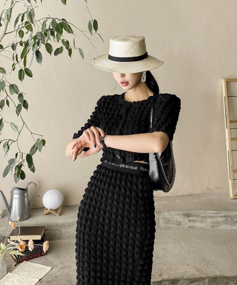 ポフデザイン美ラインブラックセットアップ - select store mirror meポフデザイン美ラインブラックセットアップ185401241mirror meselect store mirror me185401241S