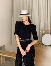 ポフデザイン美ラインブラックセットアップ - select store mirror meポフデザイン美ラインブラックセットアップ185401241mirror meselect store mirror me185401241S