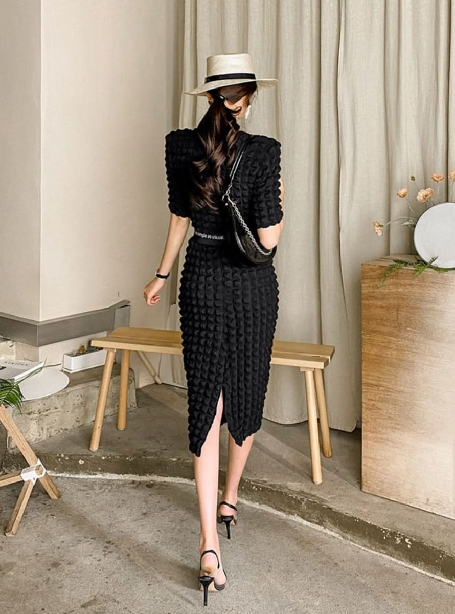 ポフデザイン美ラインブラックセットアップ - select store mirror meポフデザイン美ラインブラックセットアップ185401241mirror meselect store mirror me185401241S