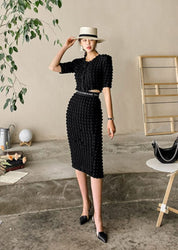 ポフデザイン美ラインブラックセットアップ - select store mirror meポフデザイン美ラインブラックセットアップ185401241mirror meselect store mirror me185401241S