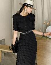 ポフデザイン美ラインブラックセットアップ - select store mirror meポフデザイン美ラインブラックセットアップ185401241mirror meselect store mirror me185401241S