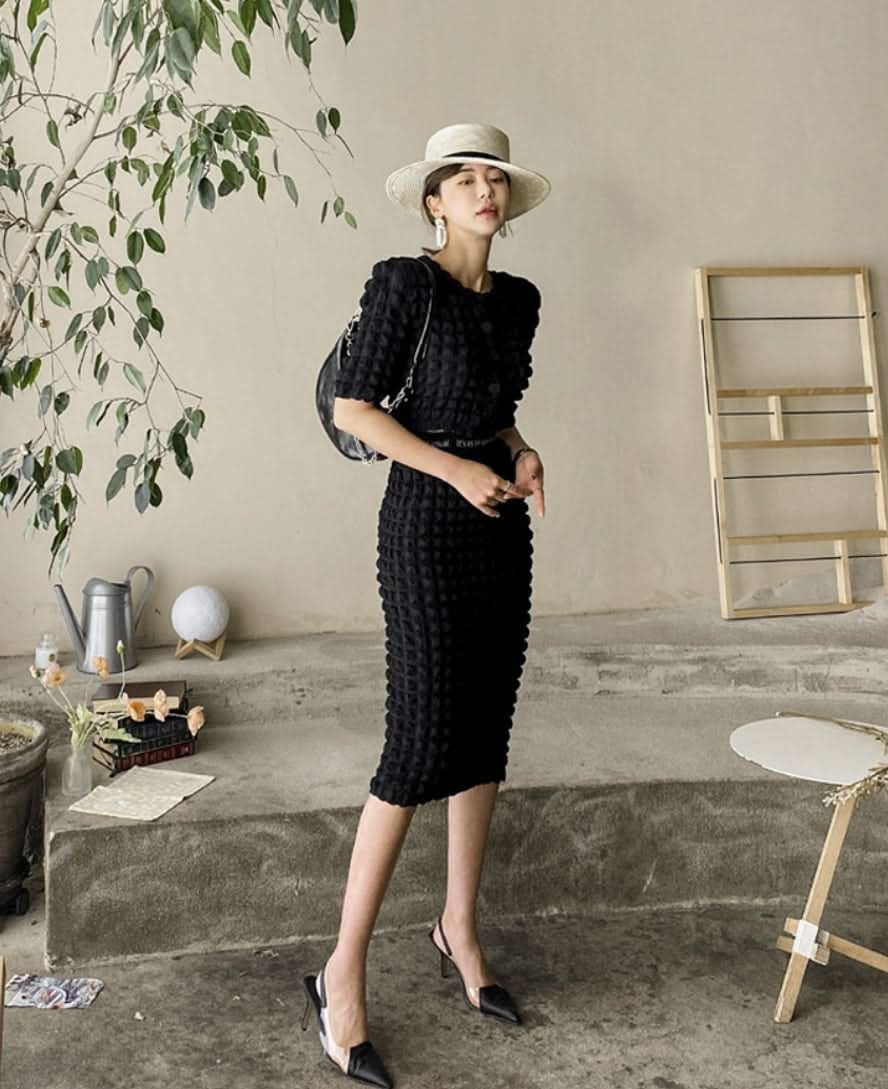 ポフデザイン美ラインブラックセットアップ - select store mirror meポフデザイン美ラインブラックセットアップ185401241mirror meselect store mirror me185401241S