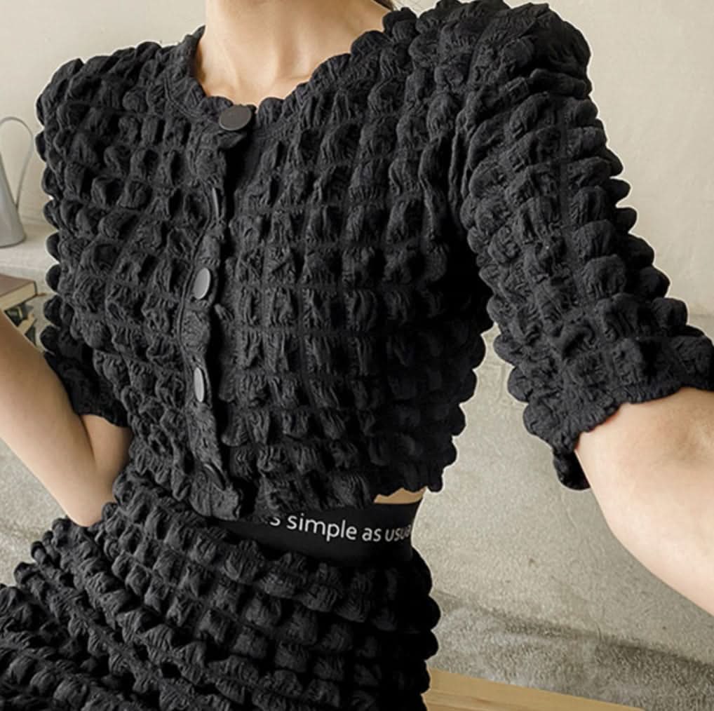 ポフデザイン美ラインブラックセットアップ - select store mirror meポフデザイン美ラインブラックセットアップ185401241mirror meselect store mirror me185401241S