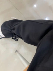 【動画あり】裾リボン絞りデザインブラックパンツ - select store mirror me【動画あり】裾リボン絞りデザインブラックパンツ185493863mirror meselect store mirror me185493863S