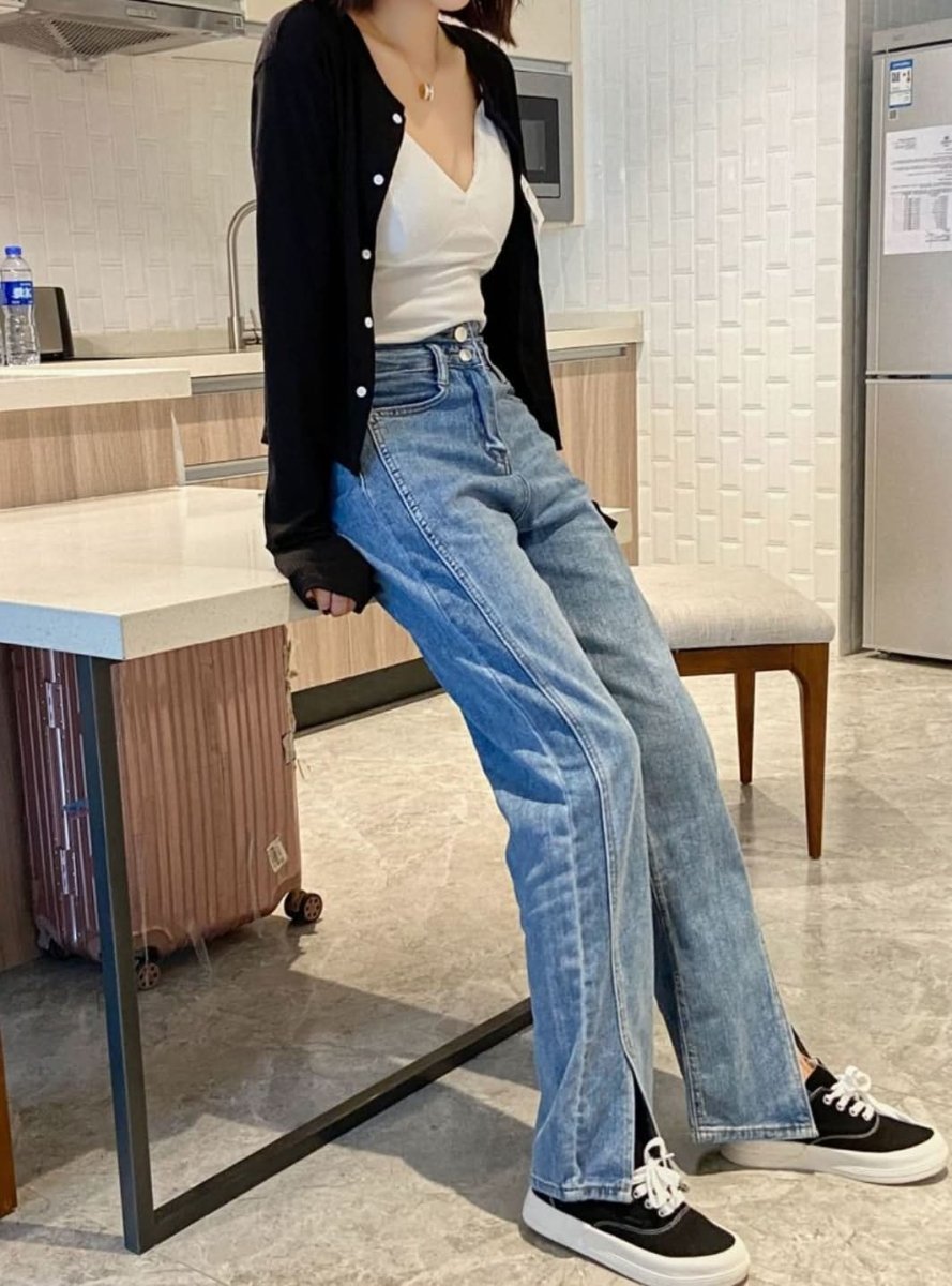 【動画あり】ダブルボタンフロントスリットデニムパンツ - select store mirror me【動画あり】ダブルボタンフロントスリットデニムパンツ186092979mirror meselect store mirror me186092979S