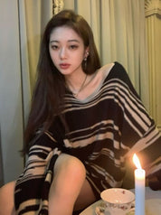 ニュアンスボーダーニットトップス - select store mirror meニュアンスボーダーニットトップス186783081mirror meselect store mirror me186783081S