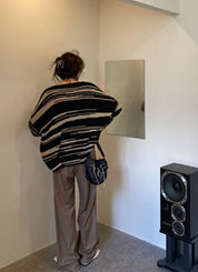 ニュアンスボーダーニットトップス - select store mirror meニュアンスボーダーニットトップス186783081mirror meselect store mirror me186783081S