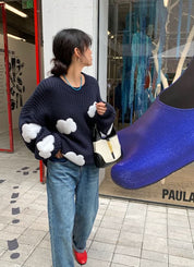 【動画あり】クラウドデザインニットセーター - select store mirror me【動画あり】クラウドデザインニットセーター186803209mirror meselect store mirror me186803209S