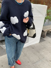 【動画あり】クラウドデザインニットセーター - select store mirror me【動画あり】クラウドデザインニットセーター186803209mirror meselect store mirror me186803209S