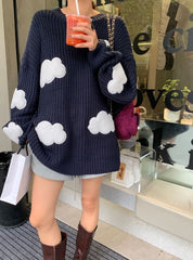 【動画あり】クラウドデザインニットセーター - select store mirror me【動画あり】クラウドデザインニットセーター186803209mirror meselect store mirror me186803209S