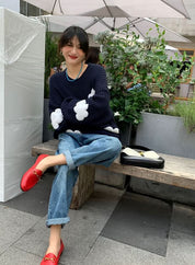 【動画あり】クラウドデザインニットセーター - select store mirror me【動画あり】クラウドデザインニットセーター186803209mirror meselect store mirror me186803209S