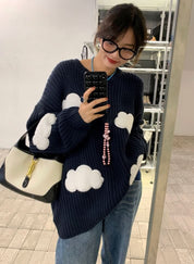 【動画あり】クラウドデザインニットセーター - select store mirror me【動画あり】クラウドデザインニットセーター186803209mirror meselect store mirror me186803209S