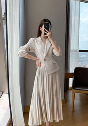 ジャケットセットアップ風プリーツワンピース - select store mirror meジャケットセットアップ風プリーツワンピース188068865mirror meselect store mirror me188068865S