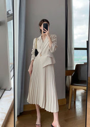 ジャケットセットアップ風プリーツワンピース - select store mirror meジャケットセットアップ風プリーツワンピース188068865mirror meselect store mirror me188068865S