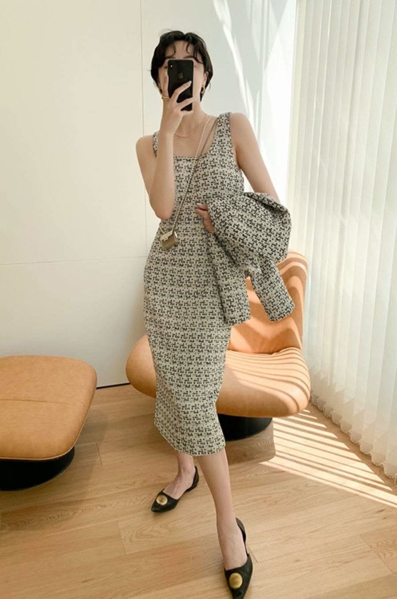 【動画あり】シックグレーツイードワンピースセットアップ - select store mirror me【動画あり】シックグレーツイードワンピースセットアップ188695078mirror meselect store mirror me188695078XS