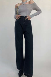 【伸縮性バツグン】【動画あり】ストレート美ラインデニムパンツ - select store mirror me【伸縮性バツグン】【動画あり】ストレート美ラインデニムパンツ188697347mirror meselect store mirror me188697347XS