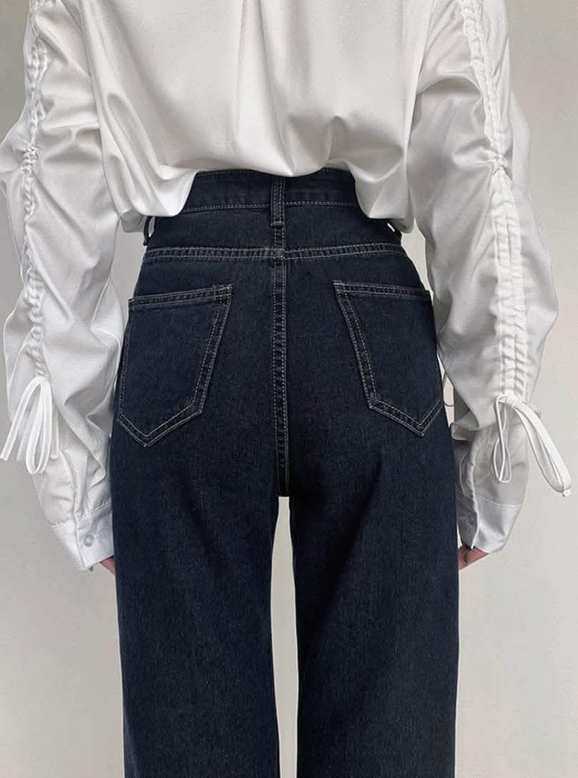 【伸縮性バツグン】【動画あり】ストレート美ラインデニムパンツ - select store mirror me【伸縮性バツグン】【動画あり】ストレート美ラインデニムパンツ188697347mirror meselect store mirror me188697347XS