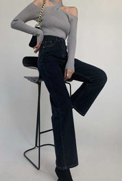 【伸縮性バツグン】【動画あり】ストレート美ラインデニムパンツ - select store mirror me【伸縮性バツグン】【動画あり】ストレート美ラインデニムパンツ188697347mirror meselect store mirror me188697347XS