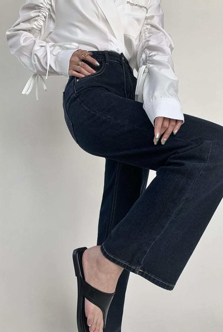 【伸縮性バツグン】【動画あり】ストレート美ラインデニムパンツ - select store mirror me【伸縮性バツグン】【動画あり】ストレート美ラインデニムパンツ188697347mirror meselect store mirror me188697347XS