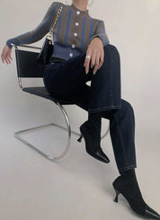 【伸縮性バツグン】【動画あり】ストレート美ラインデニムパンツ - select store mirror me【伸縮性バツグン】【動画あり】ストレート美ラインデニムパンツ188697347mirror meselect store mirror me188697347XS