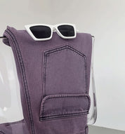 くすみパープルストレートデニムパンツ - select store mirror meくすみパープルストレートデニムパンツ188703111mirror meselect store mirror me188703111S