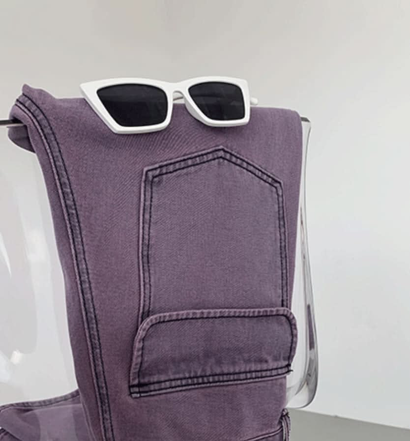 くすみパープルストレートデニムパンツ - select store mirror meくすみパープルストレートデニムパンツ188703111mirror meselect store mirror me188703111S