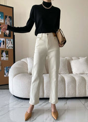 【動画あり】美脚ストレートホワイトデニムパンツ - select store mirror me【動画あり】美脚ストレートホワイトデニムパンツ190813375mirror meselect store mirror me190813375S