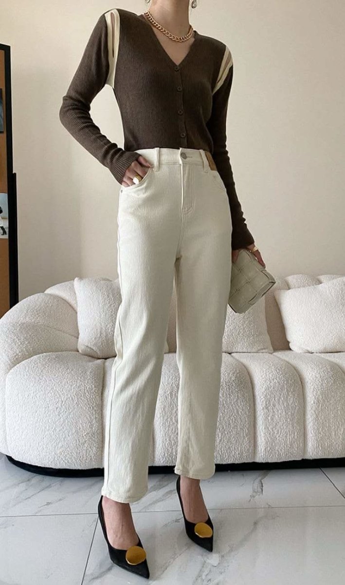 【動画あり】美脚ストレートホワイトデニムパンツ - select store mirror me【動画あり】美脚ストレートホワイトデニムパンツ190813375mirror meselect store mirror me190813375S