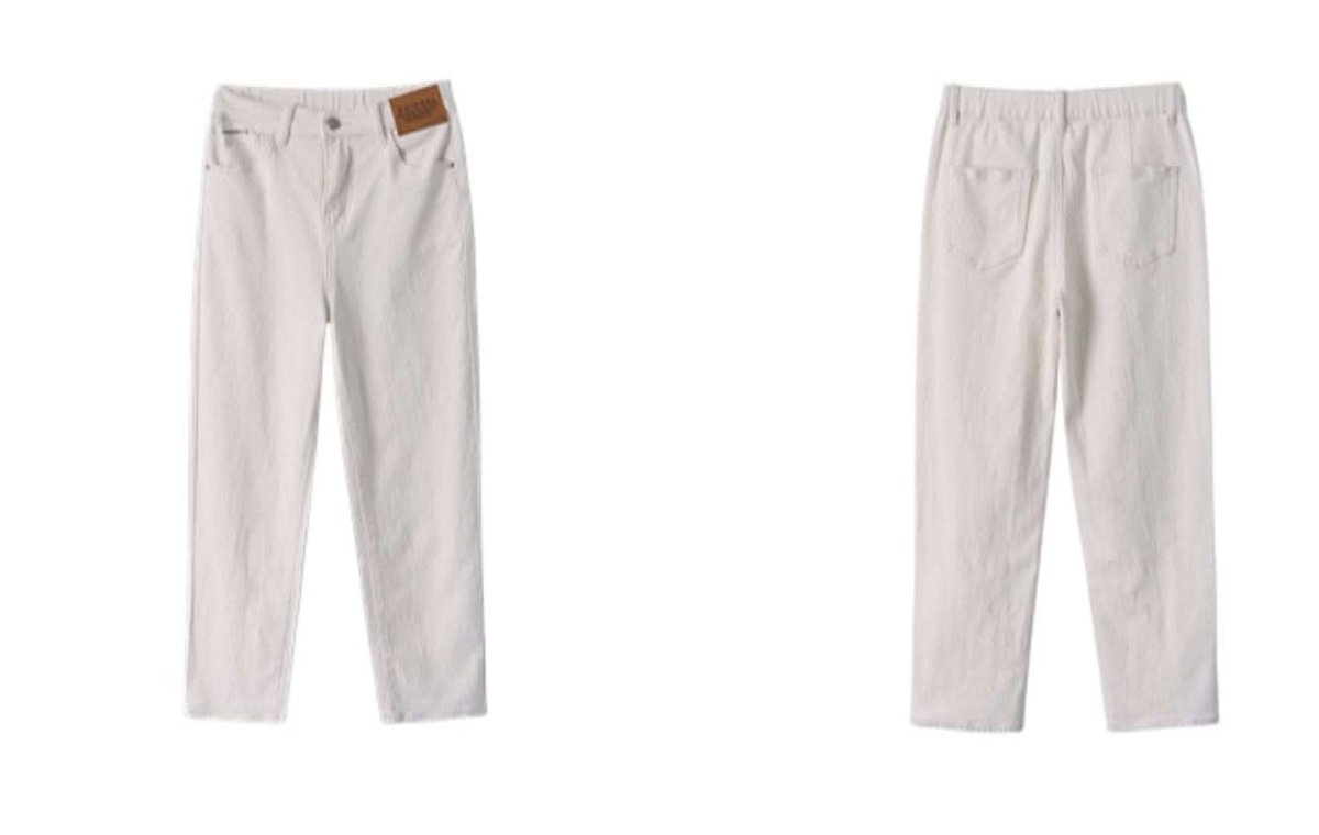 【動画あり】美脚ストレートホワイトデニムパンツ - select store mirror me【動画あり】美脚ストレートホワイトデニムパンツ190813375mirror meselect store mirror me190813375S