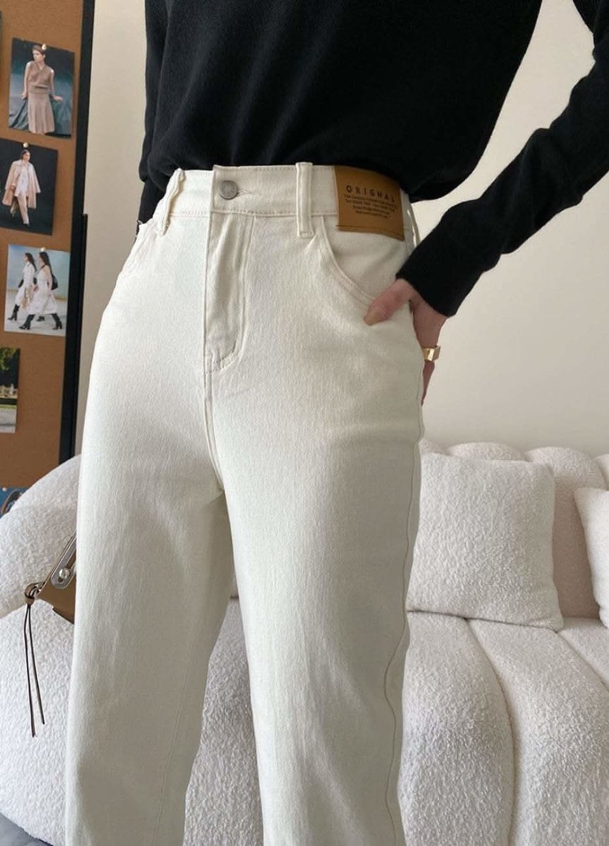 【動画あり】美脚ストレートホワイトデニムパンツ - select store mirror me【動画あり】美脚ストレートホワイトデニムパンツ190813375mirror meselect store mirror me190813375S