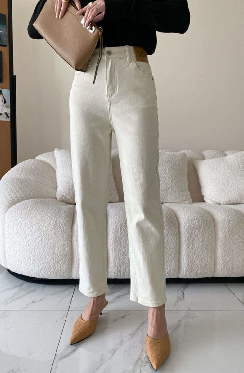 【動画あり】美脚ストレートホワイトデニムパンツ - select store mirror me【動画あり】美脚ストレートホワイトデニムパンツ190813375mirror meselect store mirror me190813375S