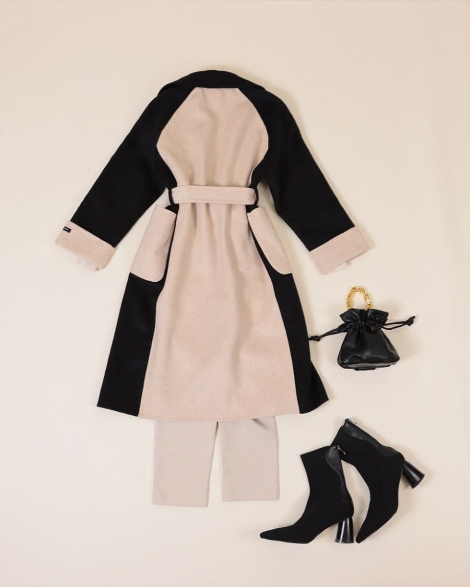 【動画あり】ツートンカラーウールコート - select store mirror me【動画あり】ツートンカラーウールコート194471153mirror meselect store mirror me194471153S