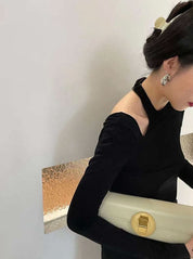 <インスタグラマー様ご愛用>変形デザインネックオープントップス - select store mirror me<インスタグラマー様ご愛用>変形デザインネックオープントップス194864611mirror meselect store mirror me194864611S