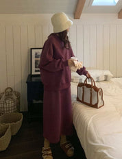 【動画あり】パープルスウェットスリットスカートセットアップ - select store mirror me【動画あり】パープルスウェットスリットスカートセットアップ195721319mirror meselect store mirror me195721319S