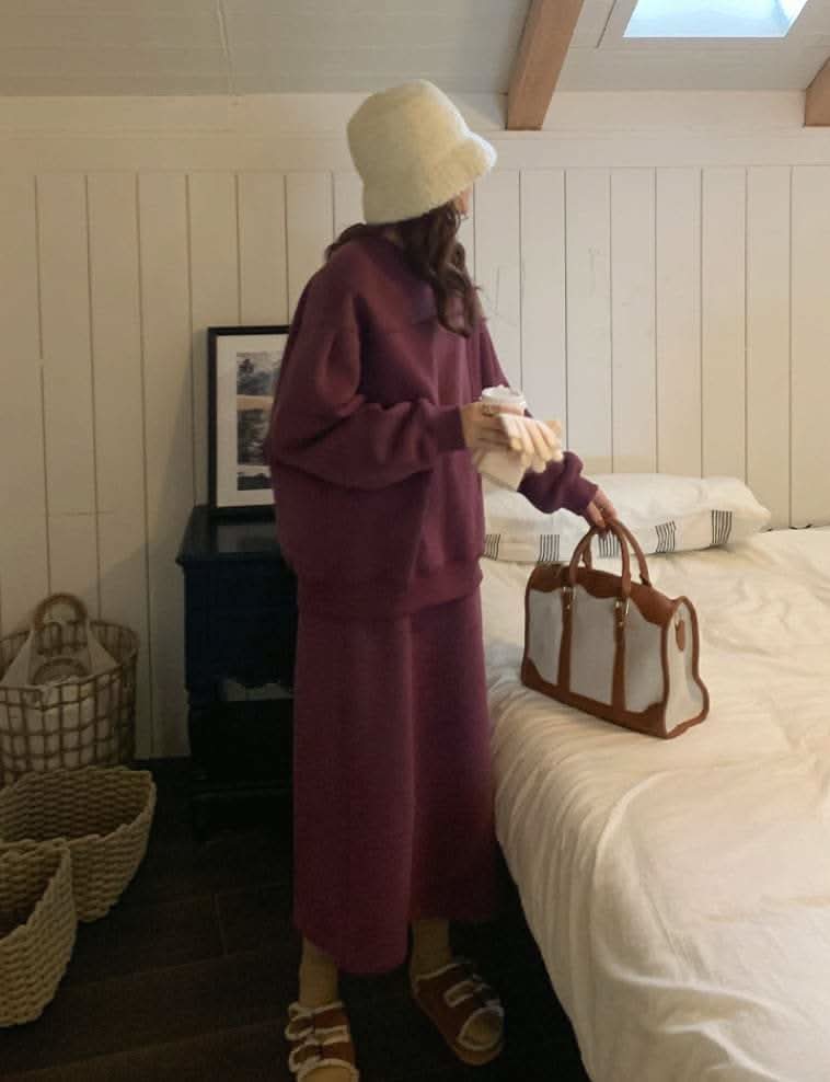 【動画あり】パープルスウェットスリットスカートセットアップ - select store mirror me【動画あり】パープルスウェットスリットスカートセットアップ195721319mirror meselect store mirror me195721319S