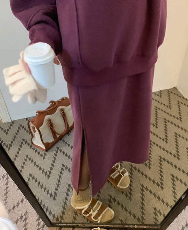 【動画あり】パープルスウェットスリットスカートセットアップ - select store mirror me【動画あり】パープルスウェットスリットスカートセットアップ195721319mirror meselect store mirror me195721319S