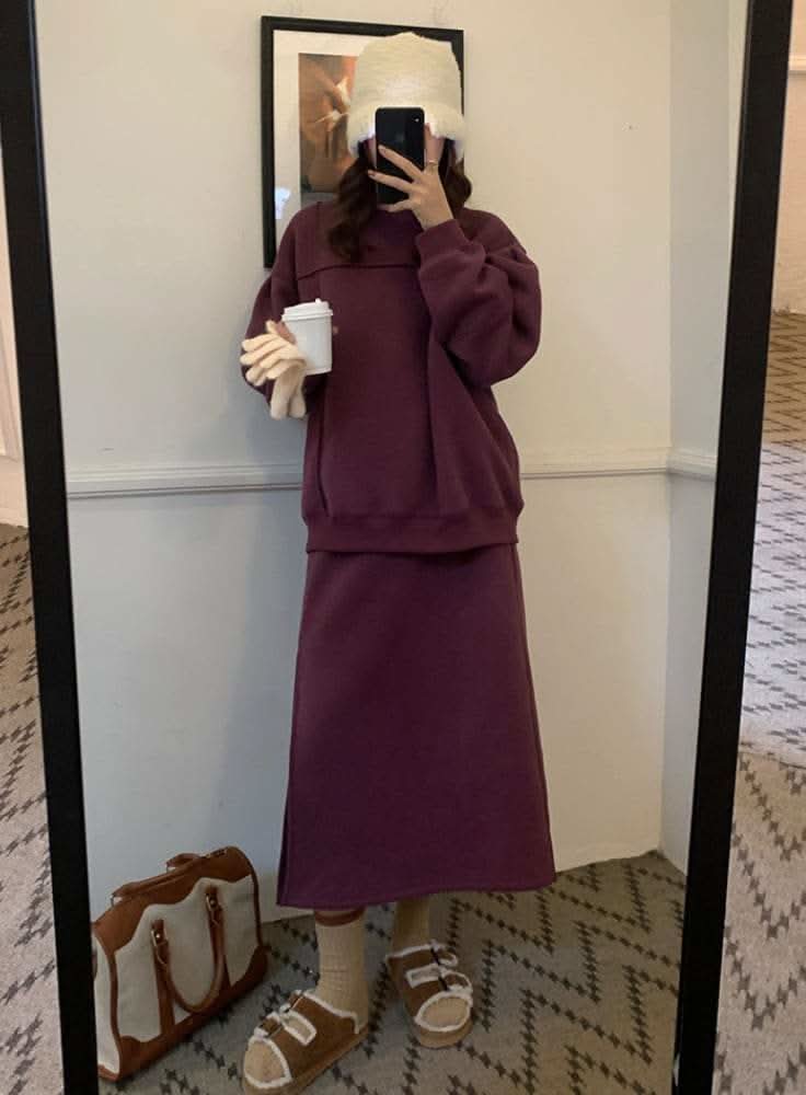 【動画あり】パープルスウェットスリットスカートセットアップ - select store mirror me【動画あり】パープルスウェットスリットスカートセットアップ195721319mirror meselect store mirror me195721319S