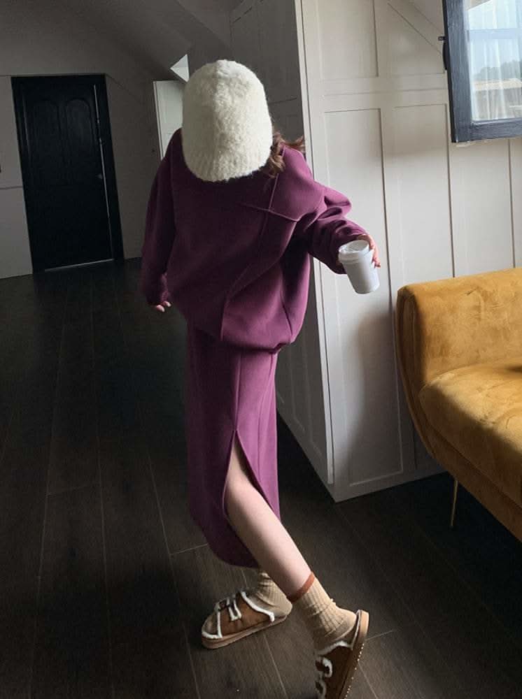【動画あり】パープルスウェットスリットスカートセットアップ - select store mirror me【動画あり】パープルスウェットスリットスカートセットアップ195721319mirror meselect store mirror me195721319S