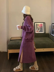 【動画あり】パープルスウェットスリットスカートセットアップ - select store mirror me【動画あり】パープルスウェットスリットスカートセットアップ195721319mirror meselect store mirror me195721319S